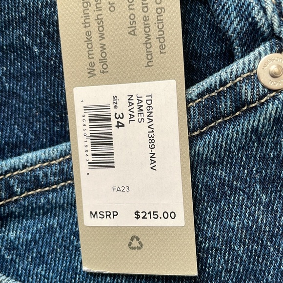 NWT Hudson high rise wide leg jeans - Picture 5 of 5